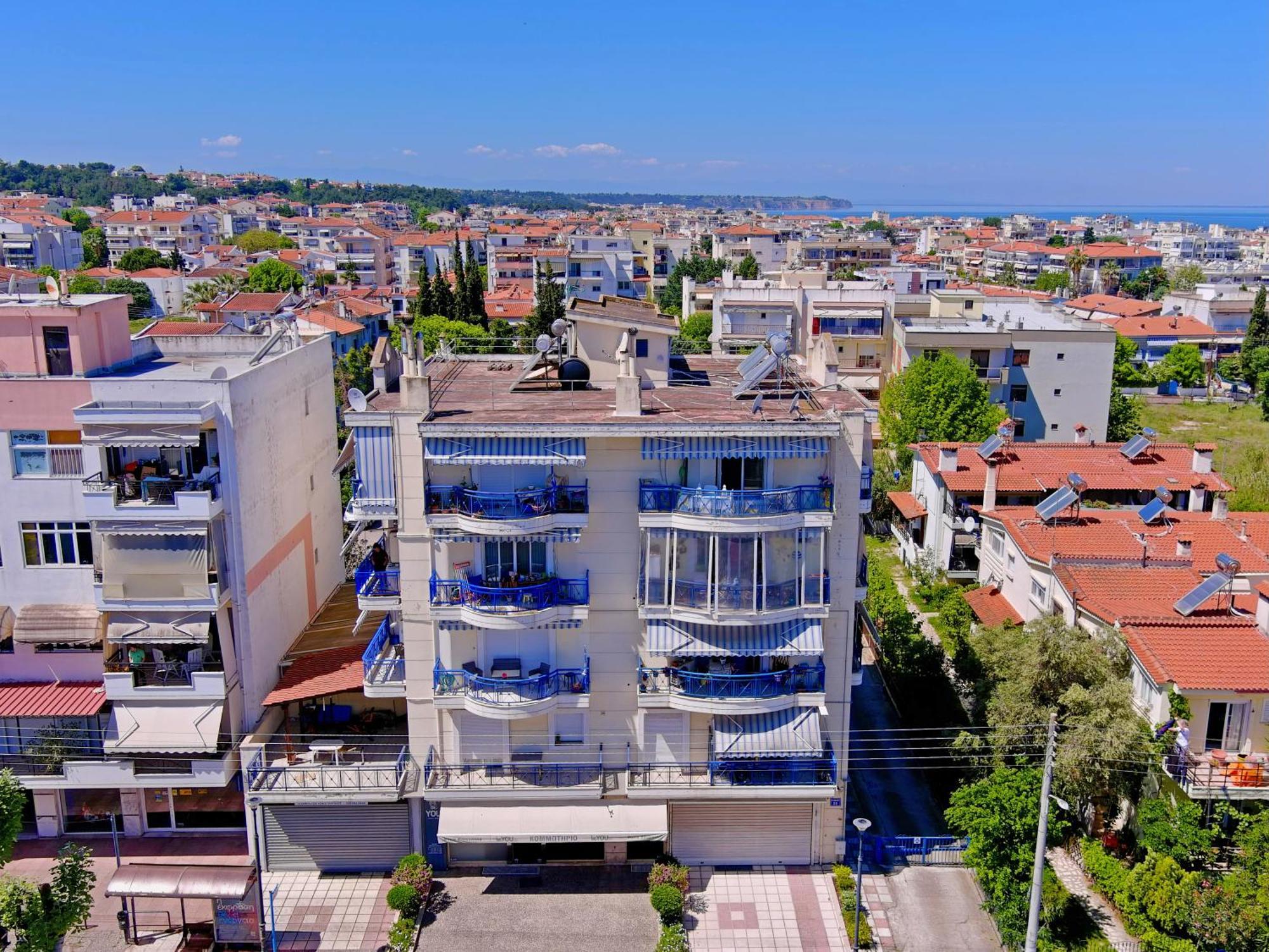 Lovely And Sunny Apartament 300M From Beach!! Peraia  ภายนอก รูปภาพ