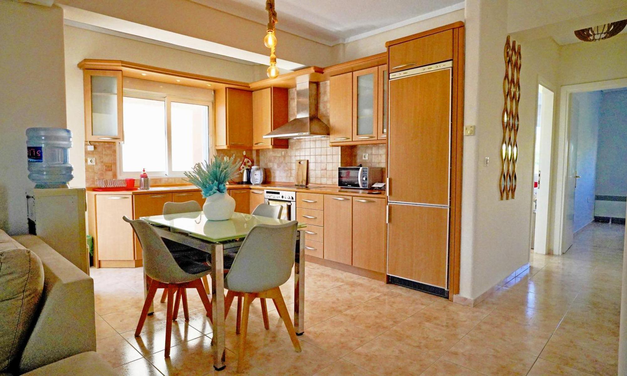 Lovely And Sunny Apartament 300M From Beach!! Peraia  ภายนอก รูปภาพ